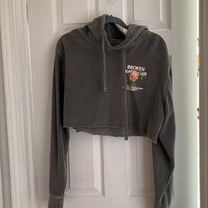 Civil Regime Cropped Hoodie